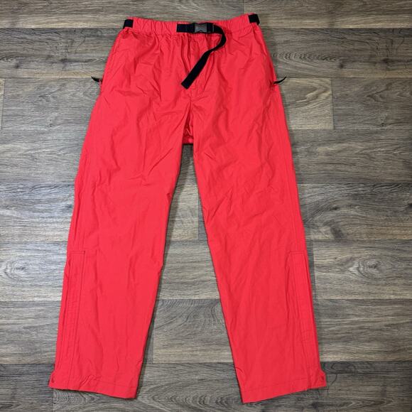 Henri Lloyd Pants Mens Large Red Nylon Sailing Rain Stretch Outdoors - Picture 1 of 13